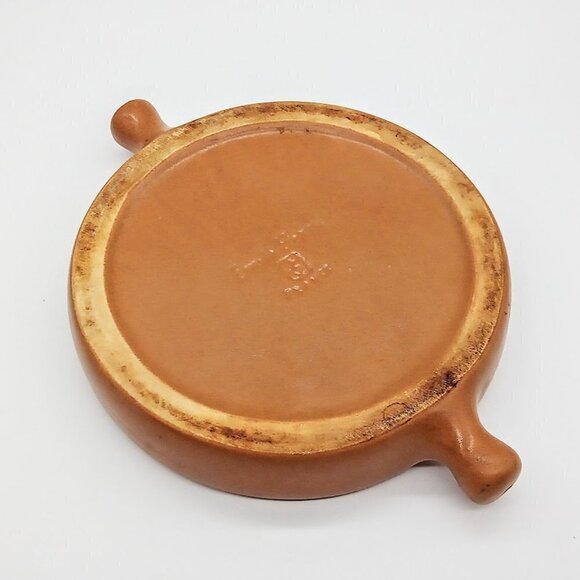 Vintage Emile Henry Burnt Orange Matte Ceramic Escargot Baking Dish - Picture 4 of 5